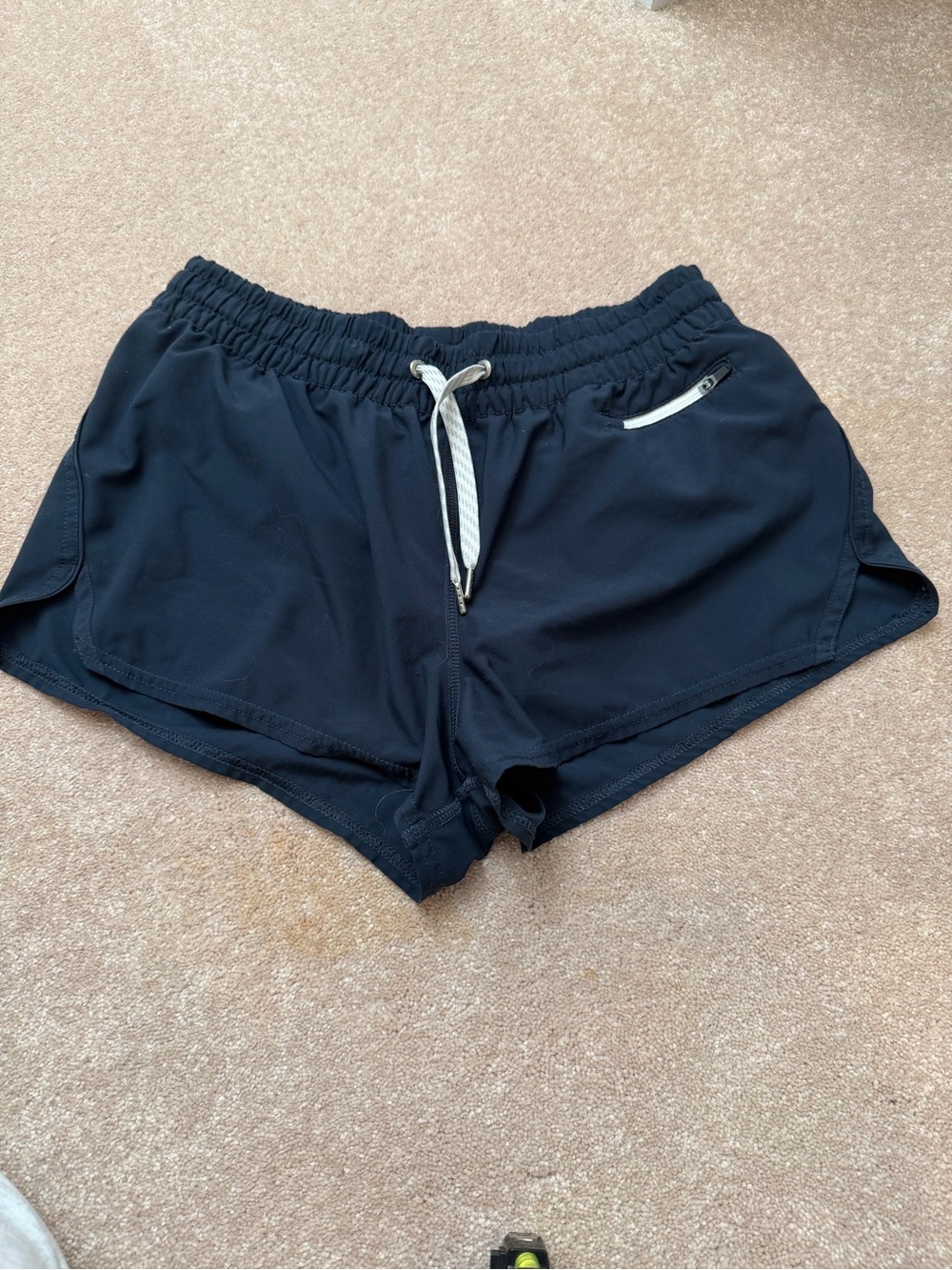 Women's Navy Athletic Drawstring Shorts